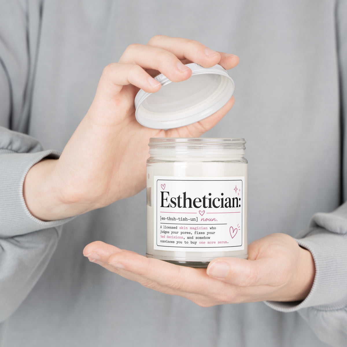 Esthetician Candle, Funny Skincare Professional Gift, Esthetician Gift