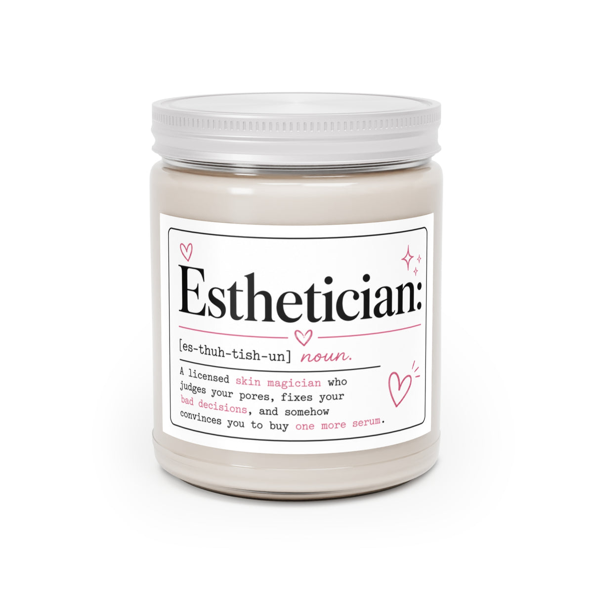 Esthetician Candle, Funny Skincare Professional Gift, Esthetician Gift