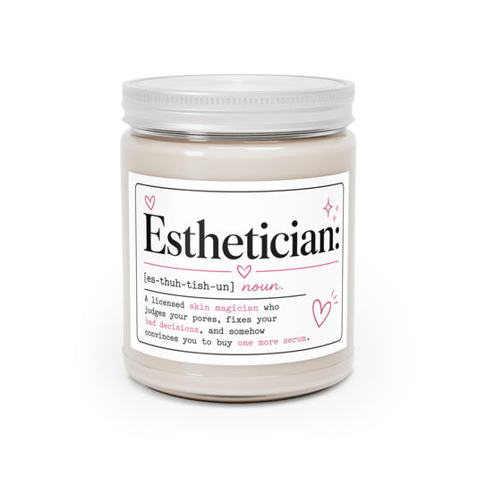 Esthetician Candle, Funny Skincare Professional Gift, Esthetician Gift