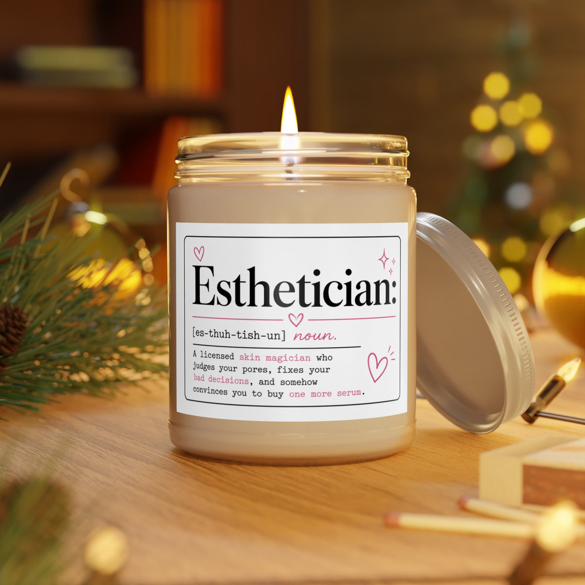 Esthetician Candle, Funny Skincare Professional Gift, Esthetician Gift
