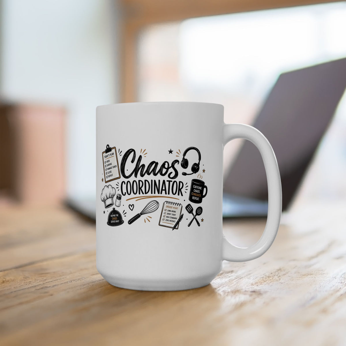 Chaos Coordinator Mug, Restaurant Manager Coffee Mug, Funny Boss Gift