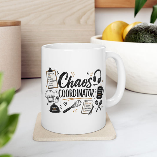 Chaos Coordinator Mug, Restaurant Manager Coffee Mug, Funny Boss Gift